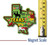 Colorful State Map Magnet - Texas
