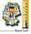 Germany Country Jumbo Magnet Collectible Souvenir Made in USA