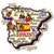 Spain Country Jumbo Magnet Collectible Souvenir Made in USA