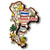 Thailand Country Jumbo Magnet Collectible Souvenir Made in USA