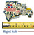 Dominican Republic Country Jumbo Magnet Collectible Souvenir Made in USA