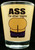 Funny Shot Glass "ASS The other Vagina" 2 oz