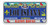 License Plate 'Louisiana' 6" x 12" High Quality Emboss Metal Plate