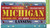 Michigan - MI 6" x 12" High-Quality Metal License Plate