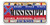 License Plate 'Mississippi' 6" x 12" High Quality Emboss Metal Plate
