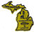 Magnet Michigan - MI - 2D
