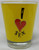 Funny Shot Glass "I love Sex" 2 oz Funny Shot Glass "I love Sex" 2 oz