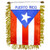 Mini Banners Country 'Puerto Rico' Size: 4" x 6"
