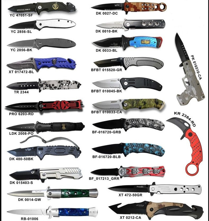 Folding Knives Assorted - Price for Each