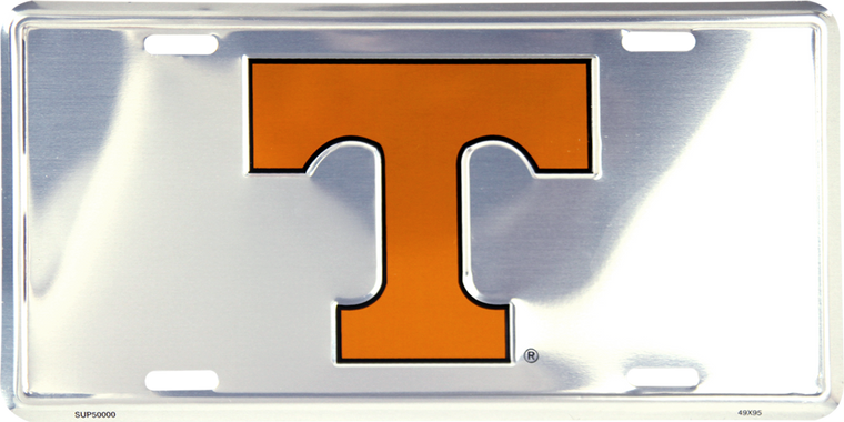 Tennessee Volunteers Super Stock Aluminum Car License Plate 12" x 6"