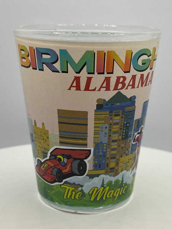 "Birmingham" Alabama Shot Glass 2 oz