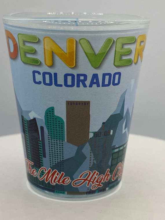 "Denver" Colorado Shot Glass 2 oz