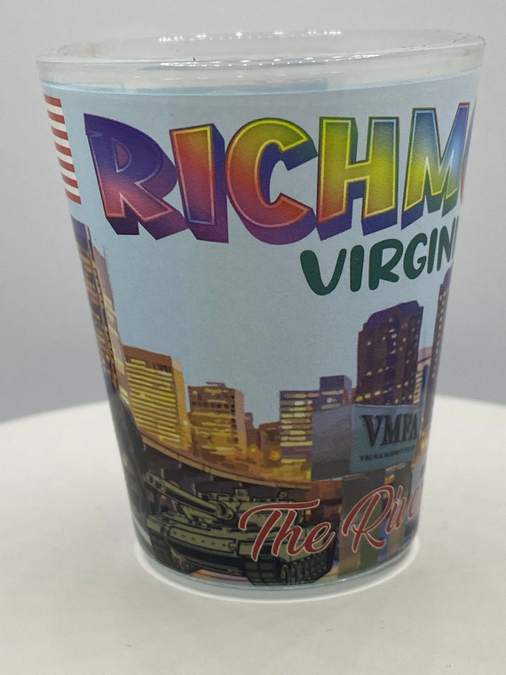 "Richmond" Virginia Shot Glass 2 oz