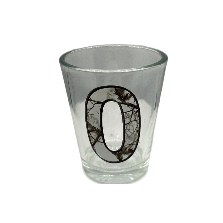 Camouflage Number '0' Zero Collection Shot Glass 2 Oz