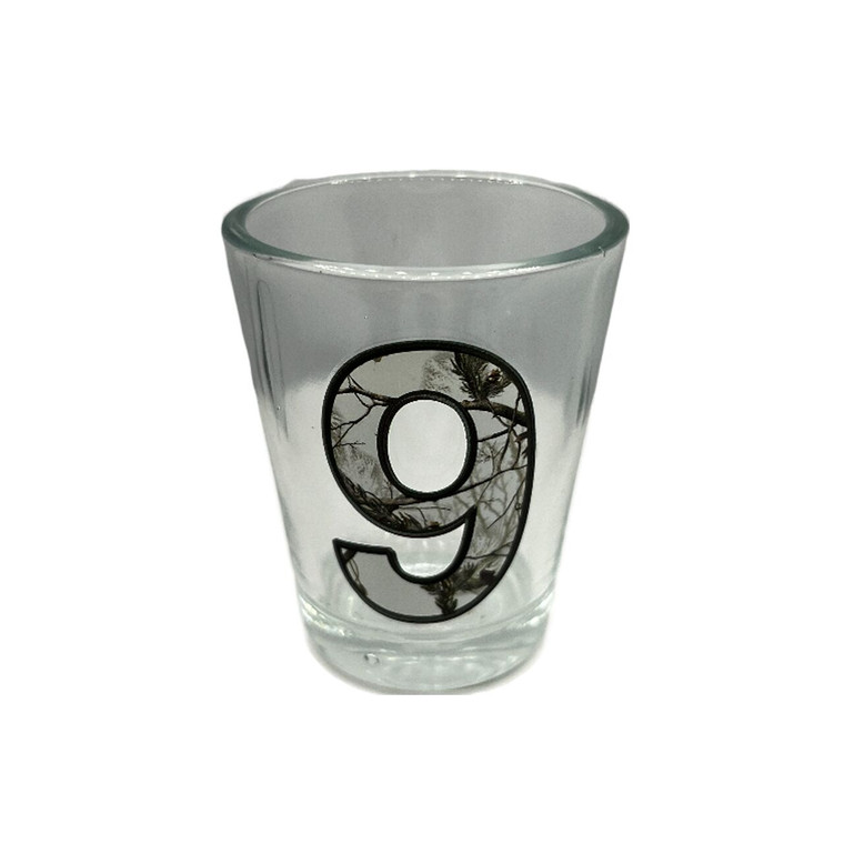 Camouflage Number '9' Collection Shot Glass 2 Oz