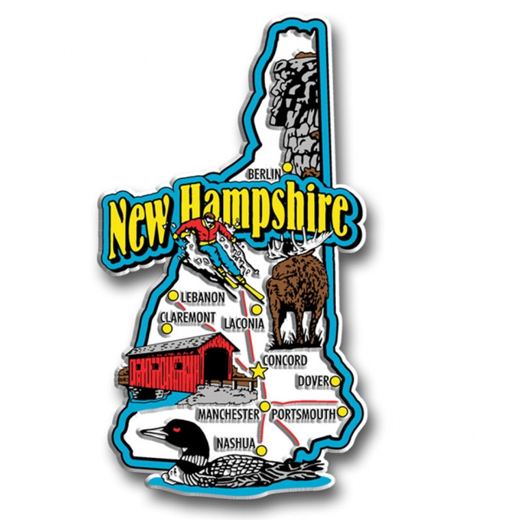 Super Jumbo New Hampshire - NH State Magnets