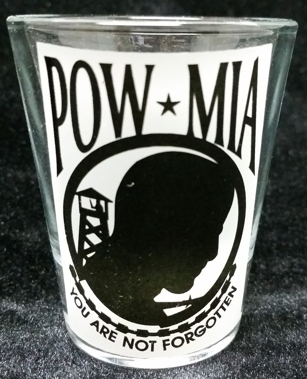 Shot Glass "POW*MIA" 2 oz