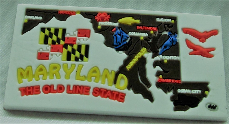 Magnet Maryland - MD  - 3D