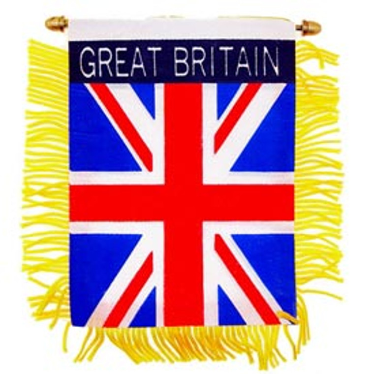 Mini Banners Country 'British' Size: 4" x 6"