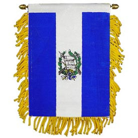 Mini Banners Country 'Guatemala' Size: 4" x 6"