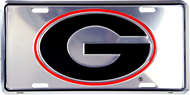 Georgia Bulldog Super Stock - Aluminum Car Tag 12" x 6"