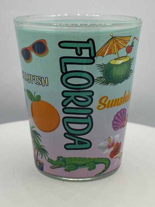 Destin Florida Souvenir Shot Glass - Beach Chair Design, Collectible Gift (2.25" Tall) - View #8