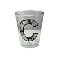 Camouflage Alphabet 'C' Collection Shot Glass 2 Oz