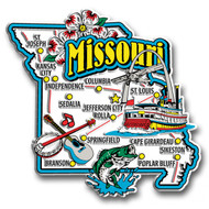 Super Jumbo Missouri - MO State Magnets