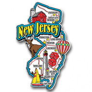 Jumbo New Jersey - NJ State Magnets