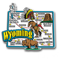 Super Jumbo Wyoming - WY State Magnets