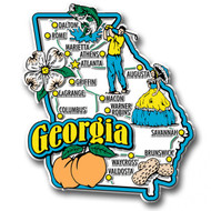 Super Jumbo Georgia - GA State Magnets