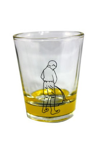 Funny Shot Glass "Peeing Boy" 2 oz