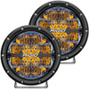 Rigid 360-Series 6" Led Off-Road Drive Beam Amber Backlight Pair