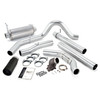 Banks Power Monster Exhaust System W/Power Elbow Single Exit Black Round Tip 00-03 Ford 7.3L Excursion