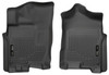 Husky Floor Liners 17-18 Nissan Titan Front Floor Liners Black