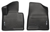 Husky Floor Liners Front 13-15 Hyundai Santa Fe GLS WeatherBeater-Black