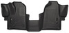 Husky Floor Liners Front 2015 Ford Transit Carpeted Models WeatherBeater-Black