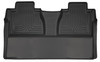 Husky Floor Liners 2nd Seat (Full Coverage) 14-15 Toyota Tundra CrewMax Cab WeatherBeater-Black