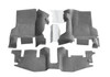 BEDRUG Jeep Bedtred 1997-2006 Jeep Wrangler TJ/LJ Front 3pc Floor Kit (With Center Console) - Includes Heat Shields