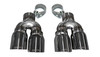 Corsa Two Twin 4" Polished Tips Clamps Included Dual Rear Exit For Corsa Cadillac ATS-V Exhaust Only Stainless Steel