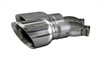 Corsa Two Single 4.5" Polished Tips Clamps Included Single Rear Exits For Corsa Mustang GT Exhaust Only Stainless Steel