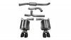 Corsa 3" Cat-Back Sport Dual Rear Exhaust 3.5" Black Tips 11-14 Subaru Impreza STI/WRX Sedan 2.5L Turbo Stainless Steel