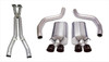 Corsa 3" Cat-Back Sport Dual Exhaust Twin 4" Black Tips 06-11 Corvette Z06 7.0L / ZR1 6.2L Stainless Steel