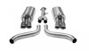 Corsa 2.5" Cat-Back Sport Dual Exhaust Polished 3.5" Tips 86-91 Corvette C4 5.7L V8 L98 Stainless Steel