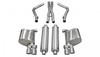 Corsa 2.5" Cat-Back Xtreme Dual Rear Exhaust 3" Polished Tips 11-14 Dodge Charger R/T 5.7L V8 Stainless Steel