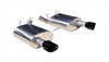 Corsa 2.5" Axle-Back Sport Dual Exhaust Black 3.5" Tips 11-14 Mustang 3.7L V6 Stainless Steel