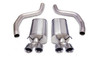 Corsa 3" Axle-Back Sport Dual Exhaust Twin 4" Polished Tips 06-13 Corvette Z06 7.0L/ZR1 6.2L Stainless Steel