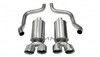 Corsa 2.5" Axle-Back Xtreme Dual Exhaust Polished 3.5" Tips 05-08 Corvette 6.0L/6.2L Stainless Steel