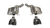 Corsa 3" Axle-Back Sport Dual Exhaust 4" Polished Tips 12-18 BMW M6 F06/F12/F13 4.4L V8 Stainless Steel