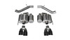 Corsa 3" Axle-Back Sport Dual Exhaust 4" Black Tips 16-Present Cadillac ATS-V 3.6L Turbo V6 Stainless Steel